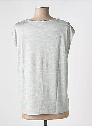 Tricou elasticitate mâneci scurte gri MAJESTIC FILATURES femeie