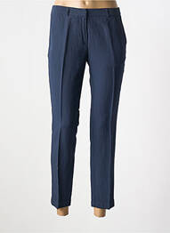Pantalon 7/8 țesătură poplin mărime normală albastru POMANDERE femme