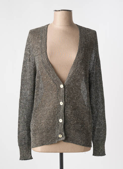 Vestă cu mâneci lungi gri MOMONI femeie