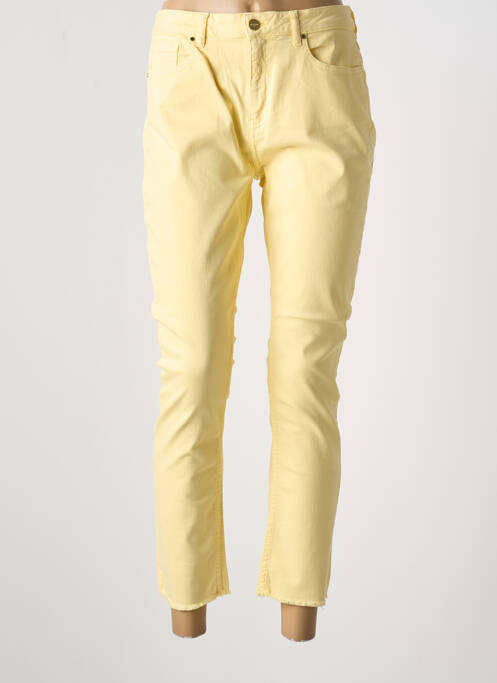 Blugi cu croială slim galben MAX & MOI femeie