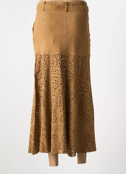 Fustă lungă maro VENTCOUVERT femeie