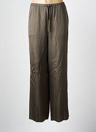 Pantalon larg croială fluidă mărime normală verde TEDDY SMITH femeie