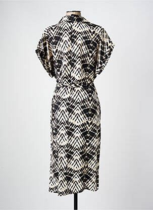 Rochie midi croială fluidă mâneci scurte negru MOLLY BRACKEN femeie