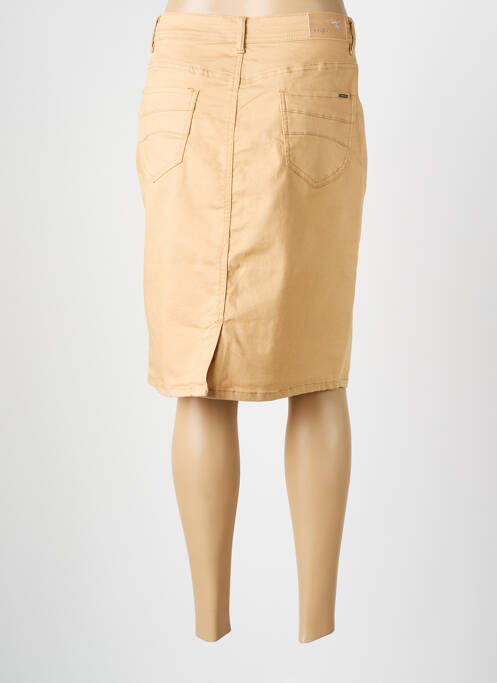 Fustă midi bej GRIFFON femeie