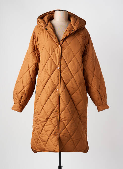 Geacă matlasată portocaliu ICHI femeie