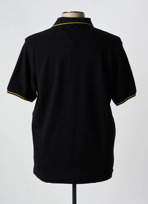 Polo negru SERGE BLANCO bărbat