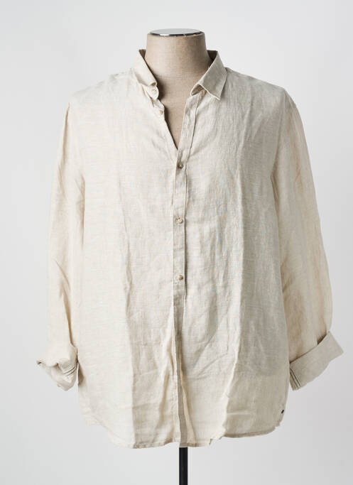 Cămașă cu mâneci lungi bej TEDDY SMITH bărbat