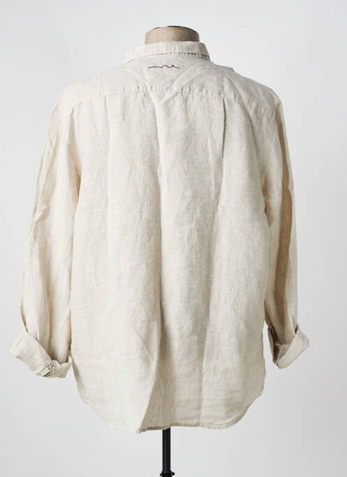 Cămașă cu mâneci lungi bej TEDDY SMITH bărbat