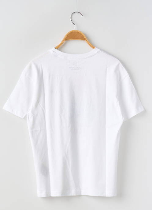 Tricou elasticitate mâneci scurte alb JACK & JONES garcon