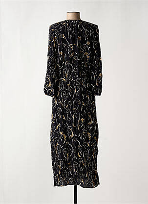 Rochie lungă mâneci lungi mâneci lungi negru GEISHA femeie