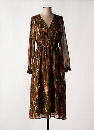 Rochie midi verde LPB femeie