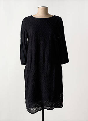 Rochie midi mâneci 3/4 mâneci 3/4 negru CECIL femeie