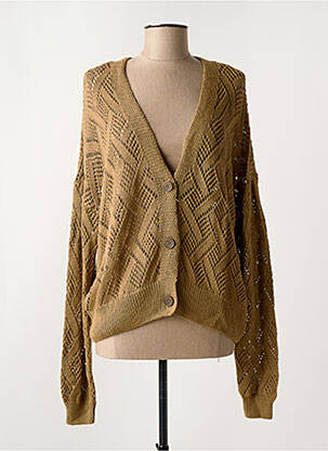 Vestă cu mâneci lungi galben GARCIA femeie