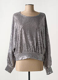 Top argintiu MOLLY BRACKEN femme