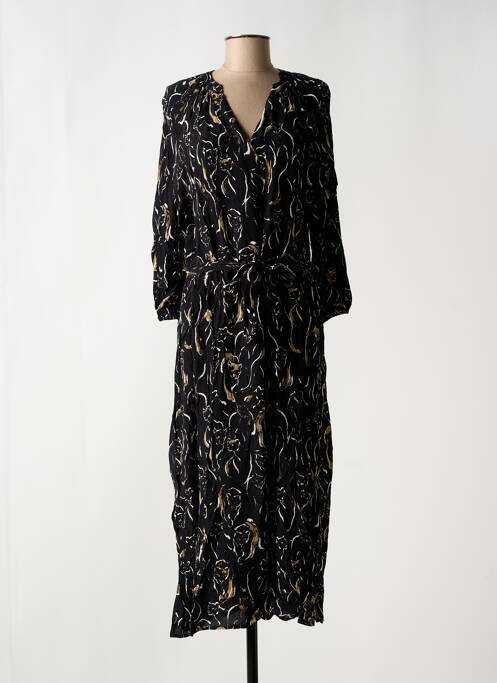 Rochie lungă negru GEISHA femeie