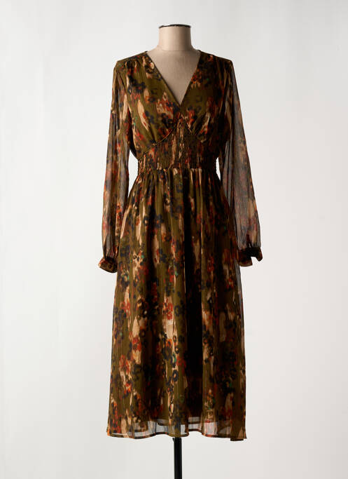 Rochie midi verde LPB femeie