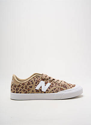 Adidași vârf rotund toc plat până la 3 cm bej NEW BALANCE femeie