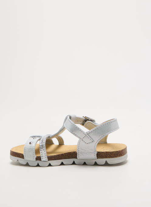 Sandale/Pantofi decupați argintiu BOPY fată