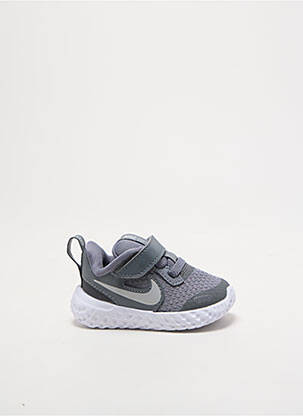 Adidași vârf rotund vârf rotund gri NIKE băiat