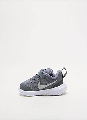 Adidași vârf rotund vârf rotund gri NIKE băiat