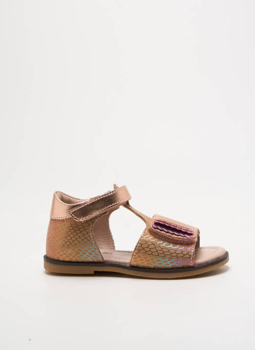 Sandale/Pantofi decupați bej ASTER fată