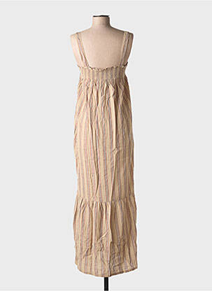 Rochie lungă fără mâneci fără mâneci maro MKT STUDIO femeie