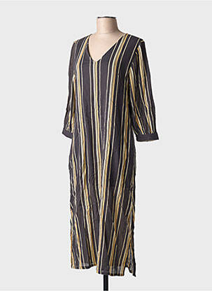 Rochie midi mâneci lungi mâneci lungi negru MKT STUDIO femeie