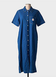 Rochie midi mâneci scurte mâneci scurte albastru NUDIE JEANS CO femeie