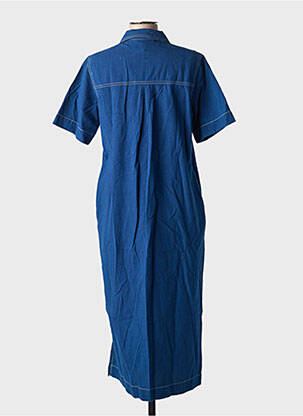 Rochie midi mâneci scurte mâneci scurte albastru NUDIE JEANS CO femeie