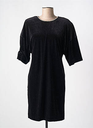 Rochie midi mâneci scurte mâneci scurte negru KARMA KOMA femeie