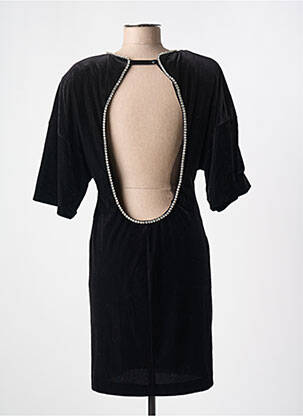Rochie midi mâneci scurte mâneci scurte negru KARMA KOMA femeie