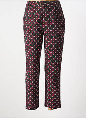 Pantalon chino mărime normală mărime normală violet IDANO femeie