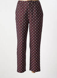 Pantalon chino mărime normală mărime normală violet IDANO femeie