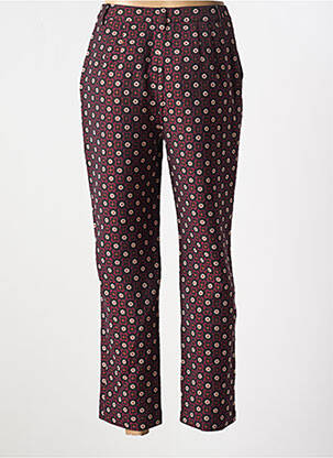 Pantalon chino mărime normală mărime normală violet IDANO femeie
