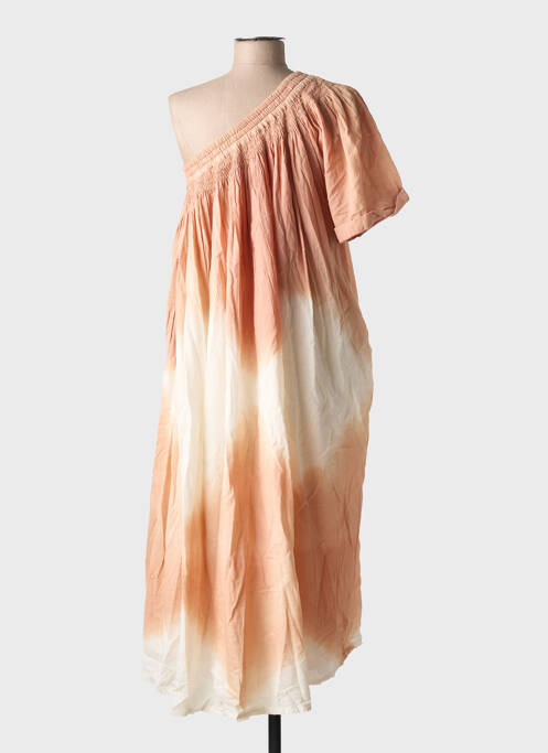 Rochie midi bej LEON & HARPER femeie