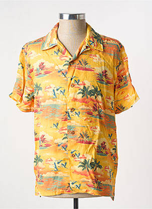 Cămașă cu mâneci scurte galben NUDIE JEANS CO bărbat