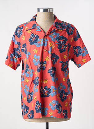 Cămașă cu mâneci scurte roșu NUDIE JEANS CO bărbat