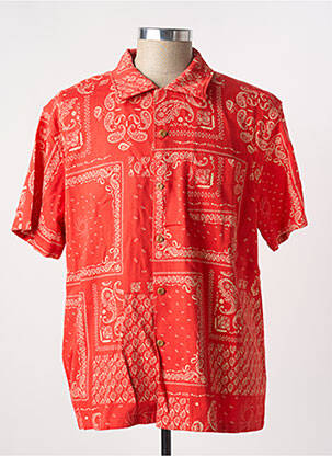 Cămașă cu mâneci scurte roșu NUDIE JEANS CO bărbat