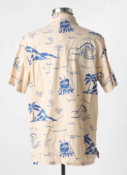 Cămașă cu mâneci scurte bej NUDIE JEANS CO bărbat