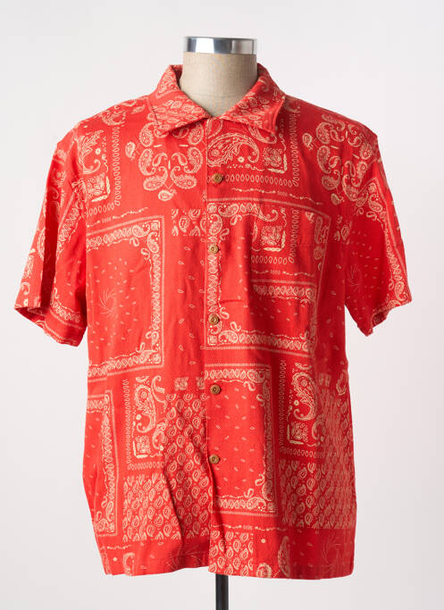 Cămașă cu mâneci scurte roșu NUDIE JEANS CO bărbat