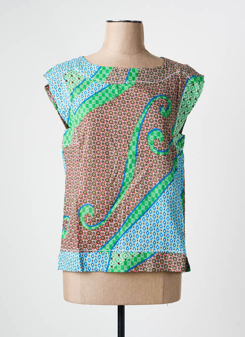 Top albastru ARELINE femeie