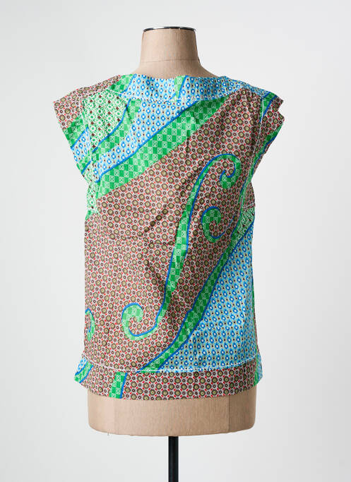 Top albastru ARELINE femeie