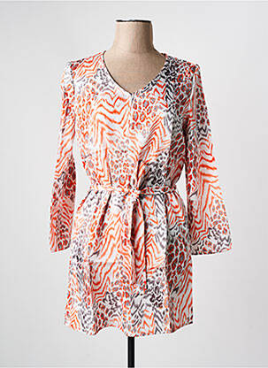 Rochie scurtă portocaliu ARELINE femeie