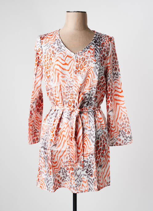 Rochie scurtă portocaliu ARELINE femeie