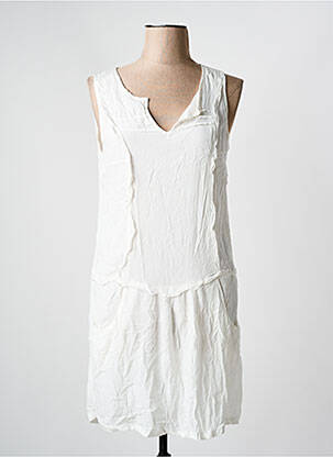 Rochie midi alb ARELINE femeie