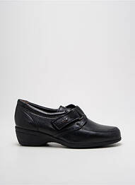 Încălțăminte de confort material neted toc de 4 la 6 cm negru FLEXVITA femme