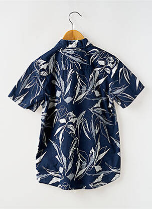 Cămașă cu mâneci scurte imprimeu tie and dye albastru JACK & JONES băiat