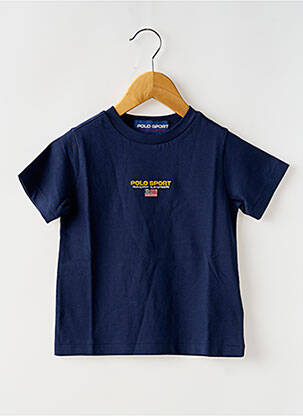 Tricou elasticitate mâneci scurte albastru RALPH LAUREN băiat