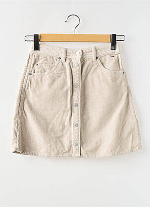 Fustă scurtă bej TOMMY HILFIGER femeie