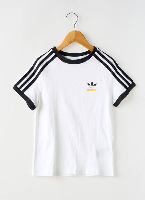 Tricou alb ADIDAS băiat